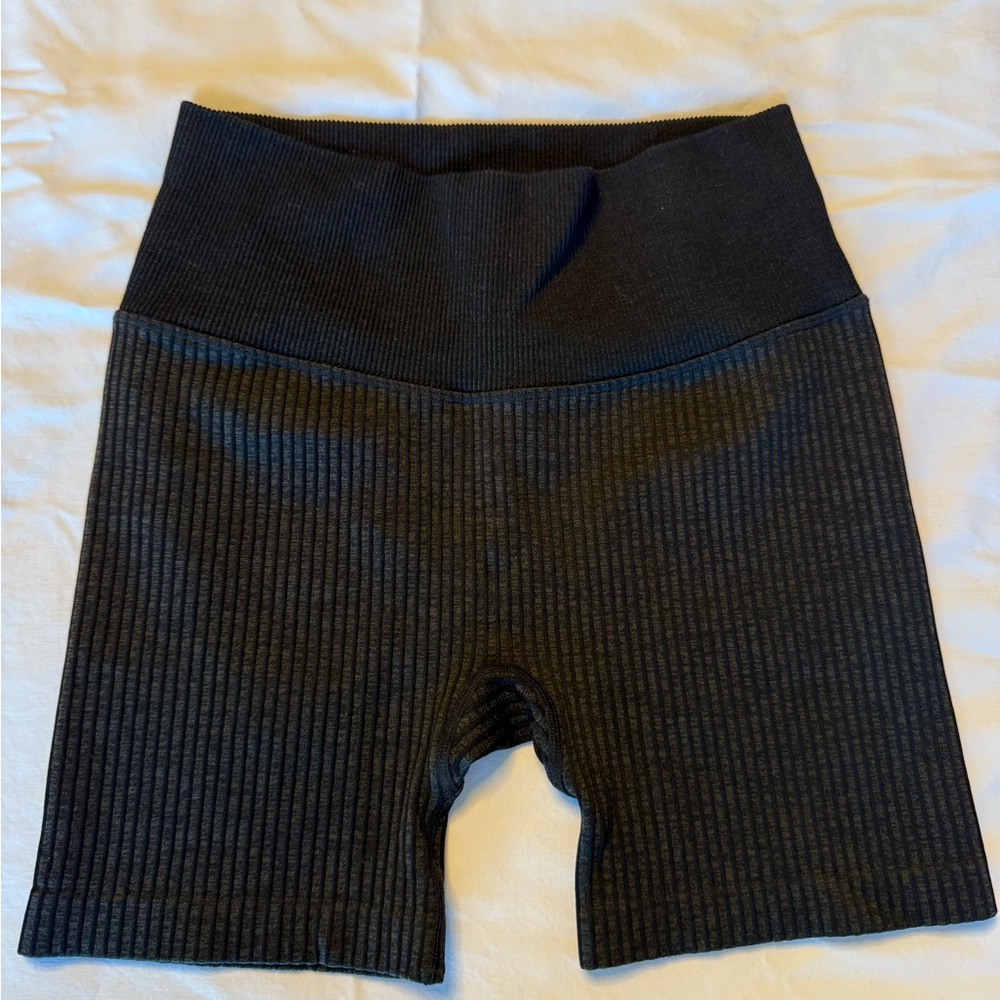 JoyLab Black Ribbed Bike Shorts